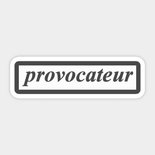 provocateur Sticker